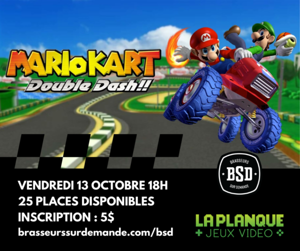TOURNOI MARIO KART DOUBLE DASH - 13 octobre 2023 - INSCRIPTION